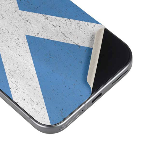 Scotland Flag Distressed Google Pixel 9a Skin